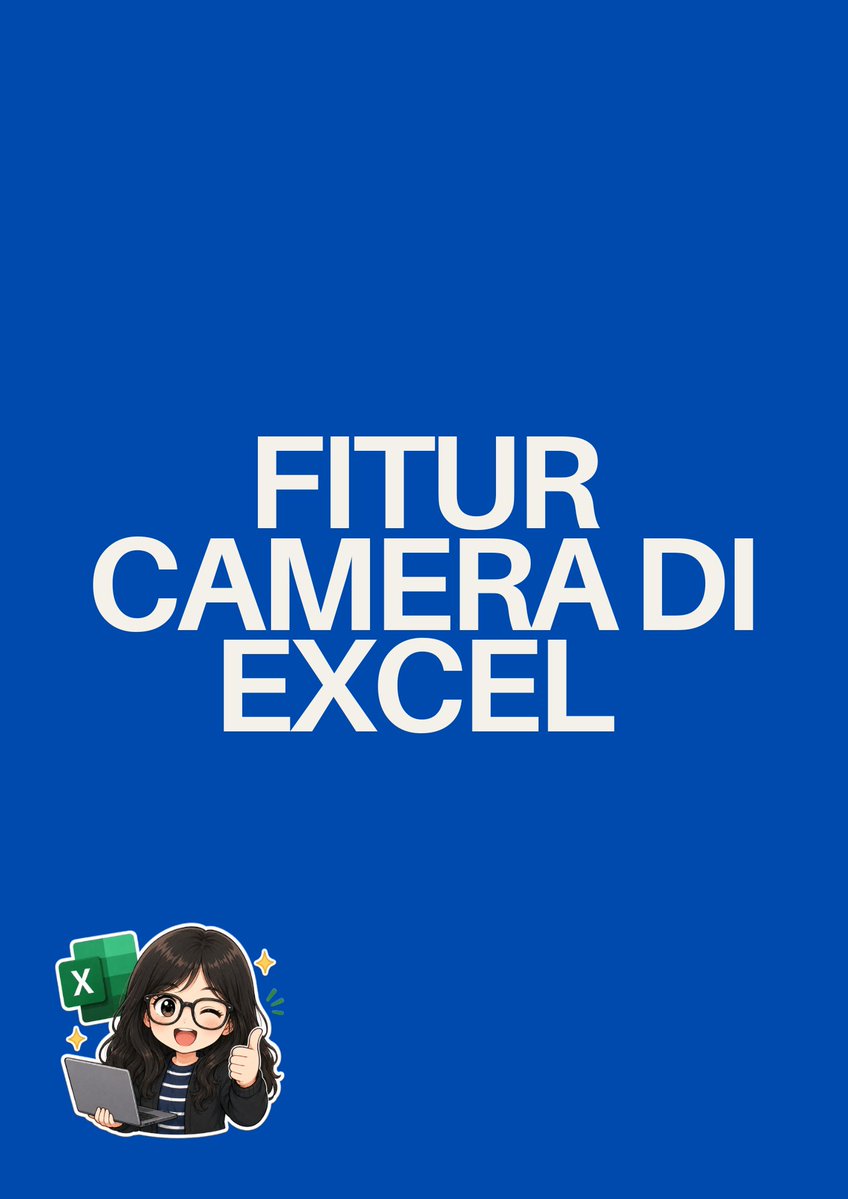 americanona02's tweet photo. Siapa sangka, di Excel ada fitur Camera lho. Bukan buat selfie, tapi  bisa mengambil tampilan tabel sebagai gambar yang tetap terhubung dengan data asli.

Data berubah → tampilannya ikut berubah otomatis. 

Penjelasannya ada dibawah ya. semoga bermanfaat 😍😍 https://t.co/TwHr10U0kI