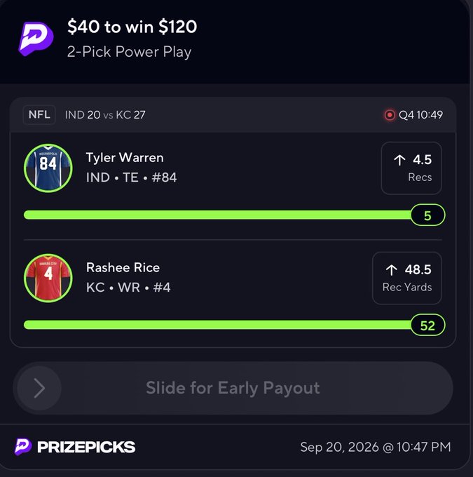 gr_ls1's tweet photo. NLF 🏈 

Y'all cash this slips ☺️ 

Patrick Mahomes discount ✅
J.Taylor+R.Rice 0.5 ✅
T.Kelce+T.Warren 0. 5 ✅

Best Parlay On Discord Link On Bio 🔥 
☘️☘️ https://t.co/XvyQnvrRe0