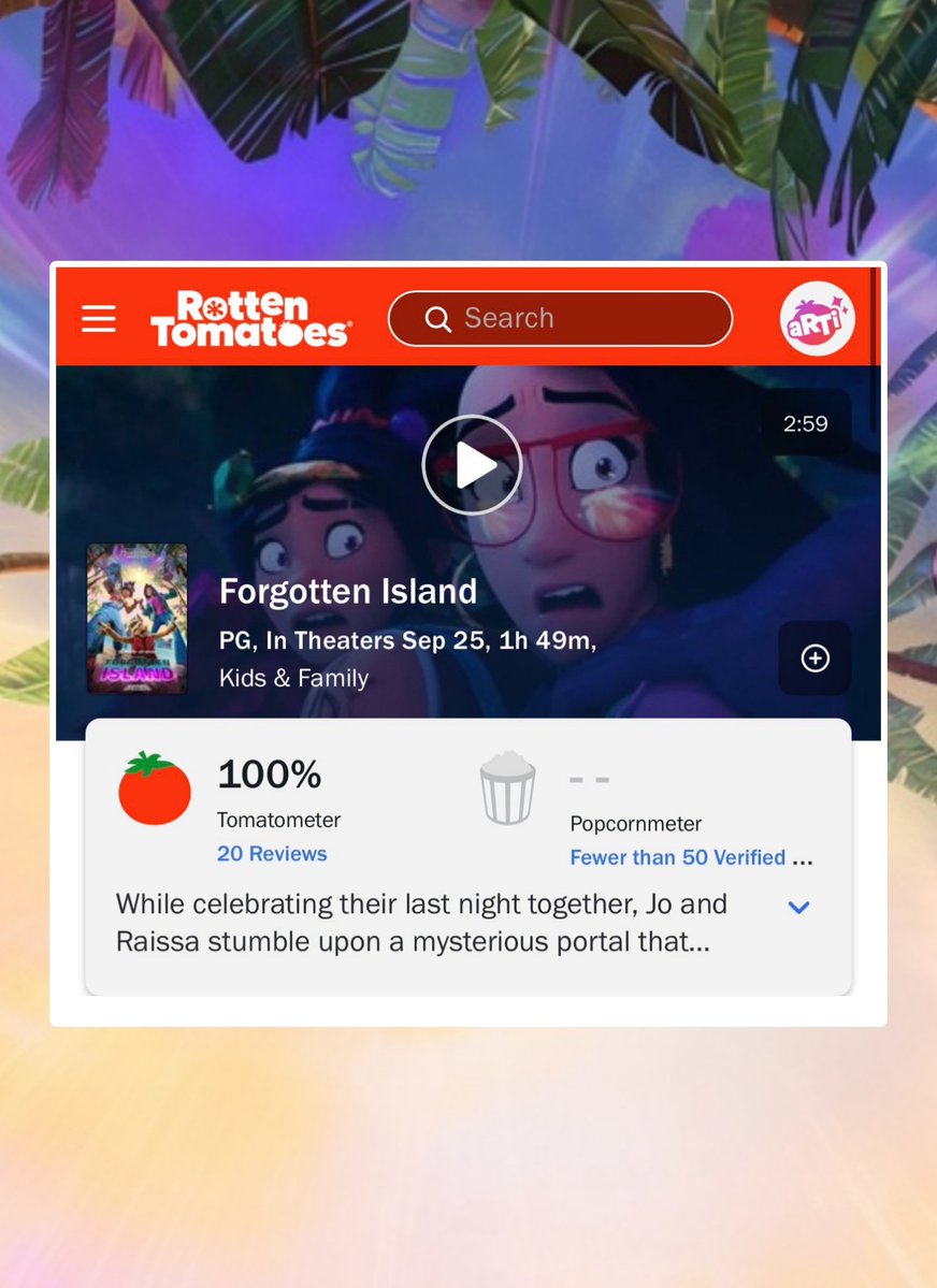 CartoonsOTMoon's tweet photo. FORGOTTEN ISLAND de DreamWorks debuta con un perfecto 100% en Rotten Tomatoes. 🍅 https://t.co/6Dw1rjnDfp