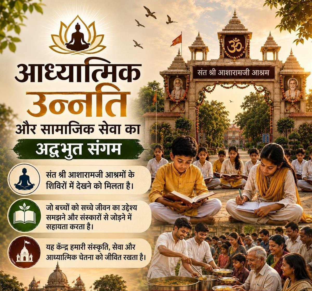 Manjinder84688's tweet photo. @AmdAshram Sanskari Peedhi वही है जो आधुनिक ज्ञान के साथ साथ अपनी सांस्कृतिक जड़ों को भी समझे।
डिजिटल युग में बच्चों को सही संगति, सकारात्मक विचार और संयमित दिनचर्या देना जरूरी हो गया है।
संस्कारों के माध्यम से #CharacterBuilding को मजबूत करने का प्रयास Bal Sanskar Kendra कर रहे हैं। https://t.co/PGpkMF4Jyw