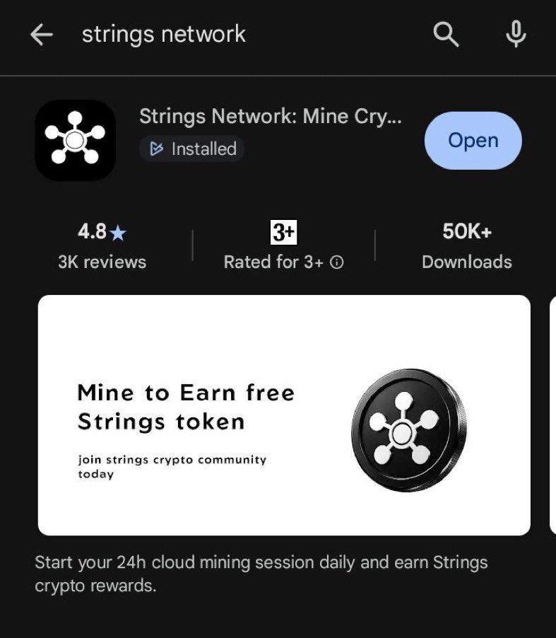ikshahangjabegu's tweet photo. Join @StringNets
Devs: based in US 🇺🇸
Max Supply: only 1 Billion
Age: only 1 month and 10 days old
NO Ads ☺️
We are so early🔥
Download Strings Network on Google Play or App Store. https://t.co/rB7Snpkuxh
Sign up and please use my code: Ikshahang
#stringnetwork
Retweet ❤️ https://t.co/9g1YFNhOIp