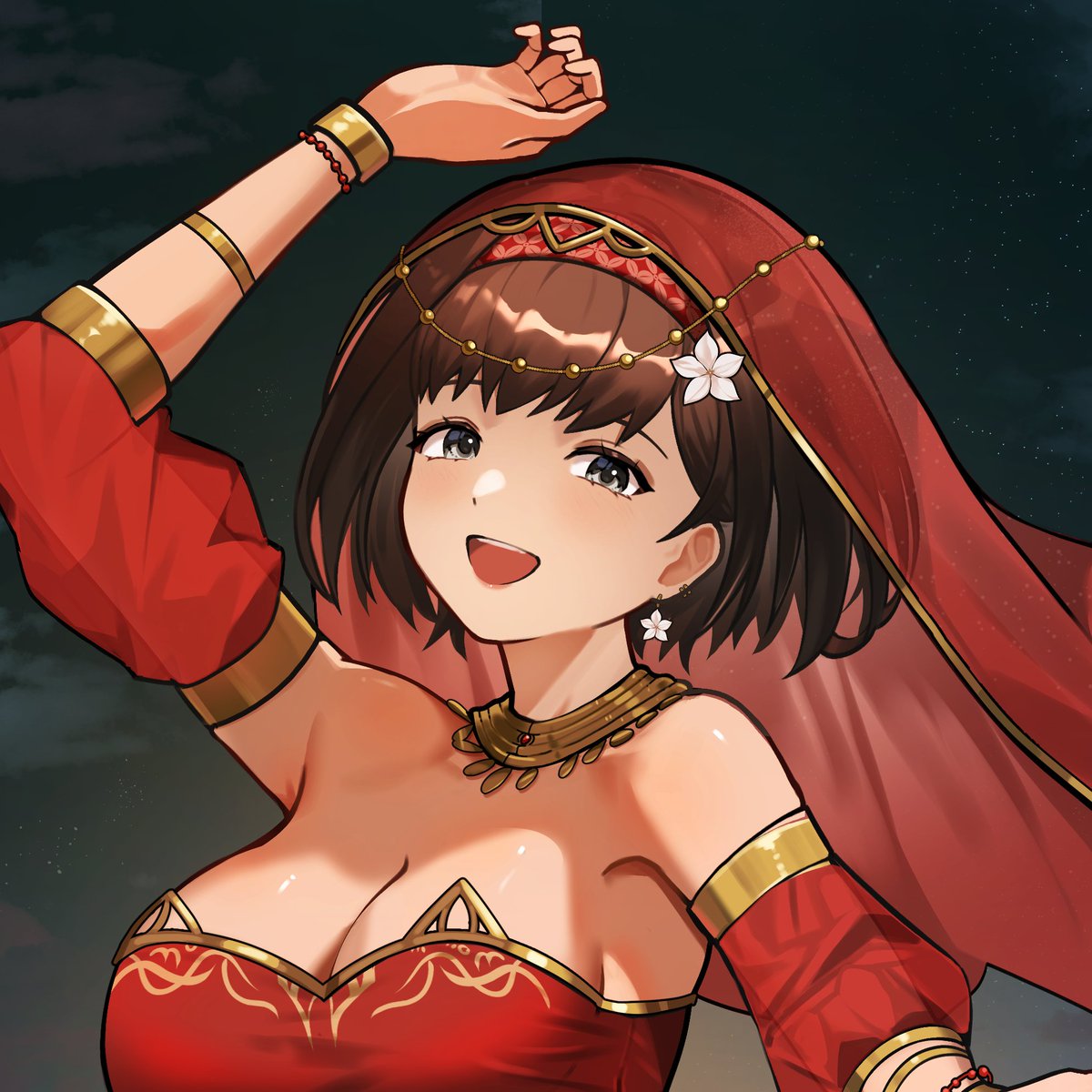 pancakaryamerch's tweet photo. Siapa sangka Aya bisa nari tarian Timur Tengah?

Untuk full version dan other version bisa dibeli di Comifuro 23, yang nyari fanmerch @sayaayaaulya bisa langsung datangi booth @pancakaryamerch di R-35

art by @mogeuyo
#gambarinaya https://t.co/zObHWbA2kQ