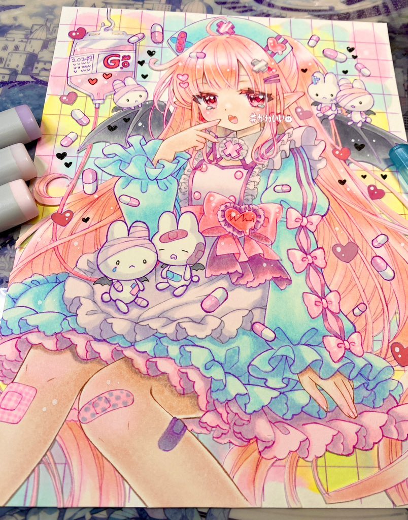 Gao_o88o's tweet photo. 3年ぐらいアナログ中心で色々な画材を使って描いてます。デジタルも描きます。見つけてくださーい(*｣´□`)｣私はここに居ます🤗✨
#5連休は掘り出し作家大収穫祭 
#シルバーウィークはフォロワーさんが増えるらしい https://t.co/6NKsaJukjo