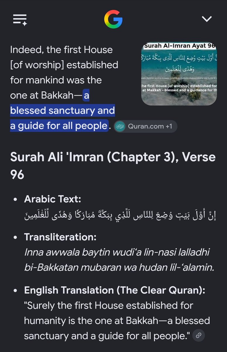 janjansenulet's tweet photo. @ZardSi Mecca is not holy. 
BAKKA is holy. 

Dont let the Arabs fool you https://t.co/9f6bgGr6Vm