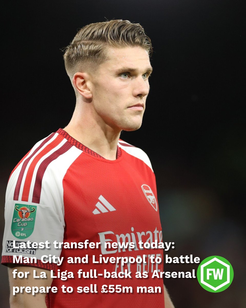 FB_WHISPERS's tweet photo. Man City and Liverpool are set to battle for a La Liga full-back, while Arsenal prepare to sell their £55m man.
➡️ https://t.co/xiphnM2Npy https://t.co/oGnif0daW3
