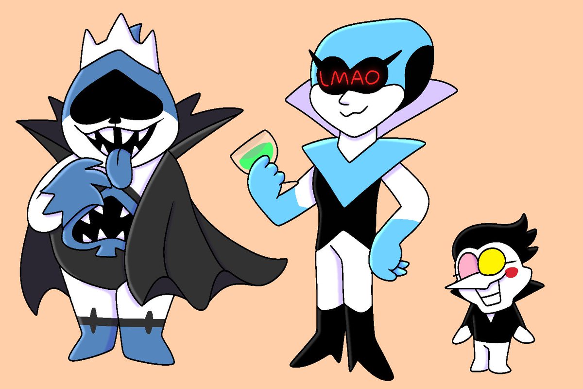 littlesilverjay's tweet photo. this was just me drawing every deltarune character pre chapter 5 https://t.co/G5YqmwNVGT
