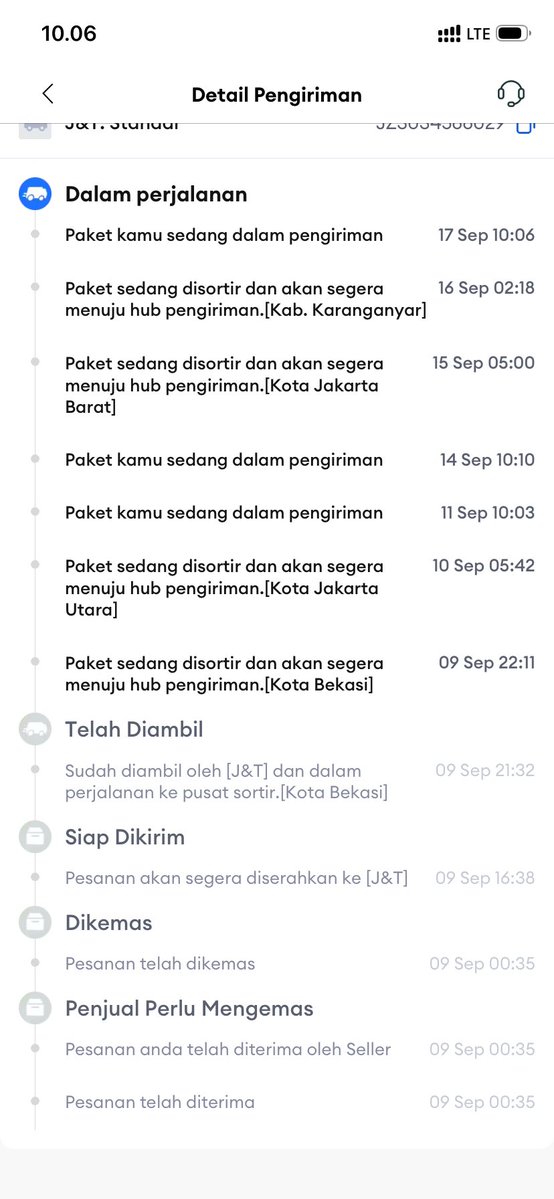 xilets's tweet photo. @helloyena_ mjb kak, gimana kabar paketnya sekarang? aku juga ada paket cod ga sampe sampe, statusnya stuck di pengiriman, awalnya pake j&amp;t tapi pas mau cek resi ga bisa, jadinya aku chat penjual katanya cek di lex id, itupun statusnya beda lagi antara di aplikasi sama pas cek resi https://t.co/2ekhrhV5y6