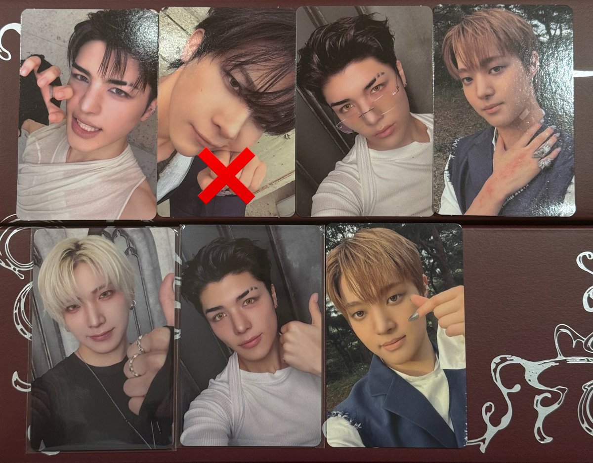 709171_'s tweet photo. &amp;TEAM Mark on me ユニット ケミ トレカ ウィバショ ユニバ CRAVE YOU TAME ME

譲　画像1,2枚目
　　EJ,YUMA,MAKI

求　JO,HARUA
　　ケミ→ジョルア＞コンイズ

郵送 まとめての方優先🙇🏻‍♀️
過去・異種検討しますのでお気軽にお声掛けください！
 #andTEAM交換 #andTEAM_交換 https://t.co/mAZdWcaZel