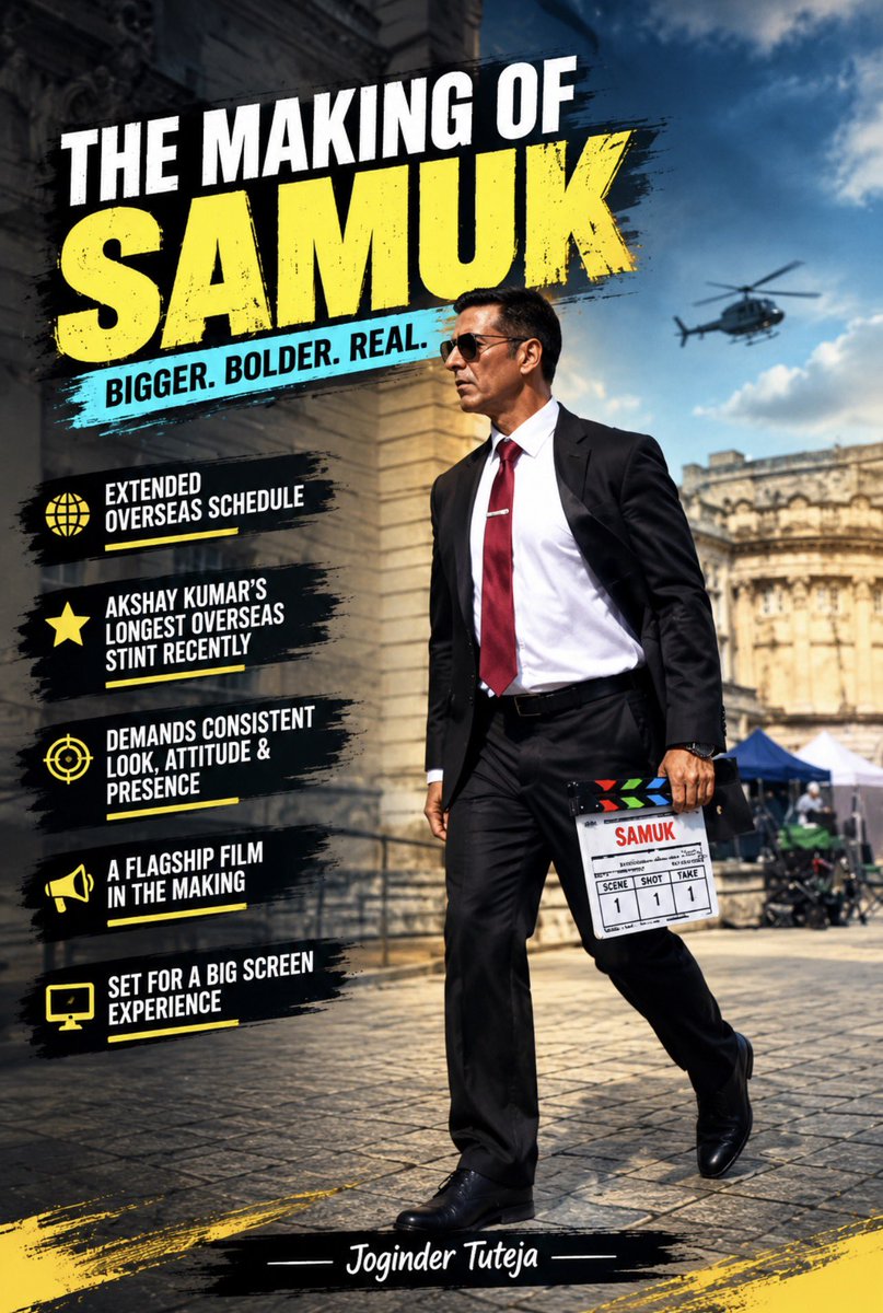Tutejajoginder's tweet photo. What’s really happening on #Samuk is truly big scale, intense and real. This is one of the longest overseas schedule that #AkshayKumar has been a part of in the recent times. Given the kind of subject and genre that the film belongs to, it requires an extended schedule with consistent look, attitude and presence. It’s a flagship film in the making for Akshay Kumar and if the glimpses so far around the shoot are any indication, this one is going to be an out and out big screen experience for the audiences.