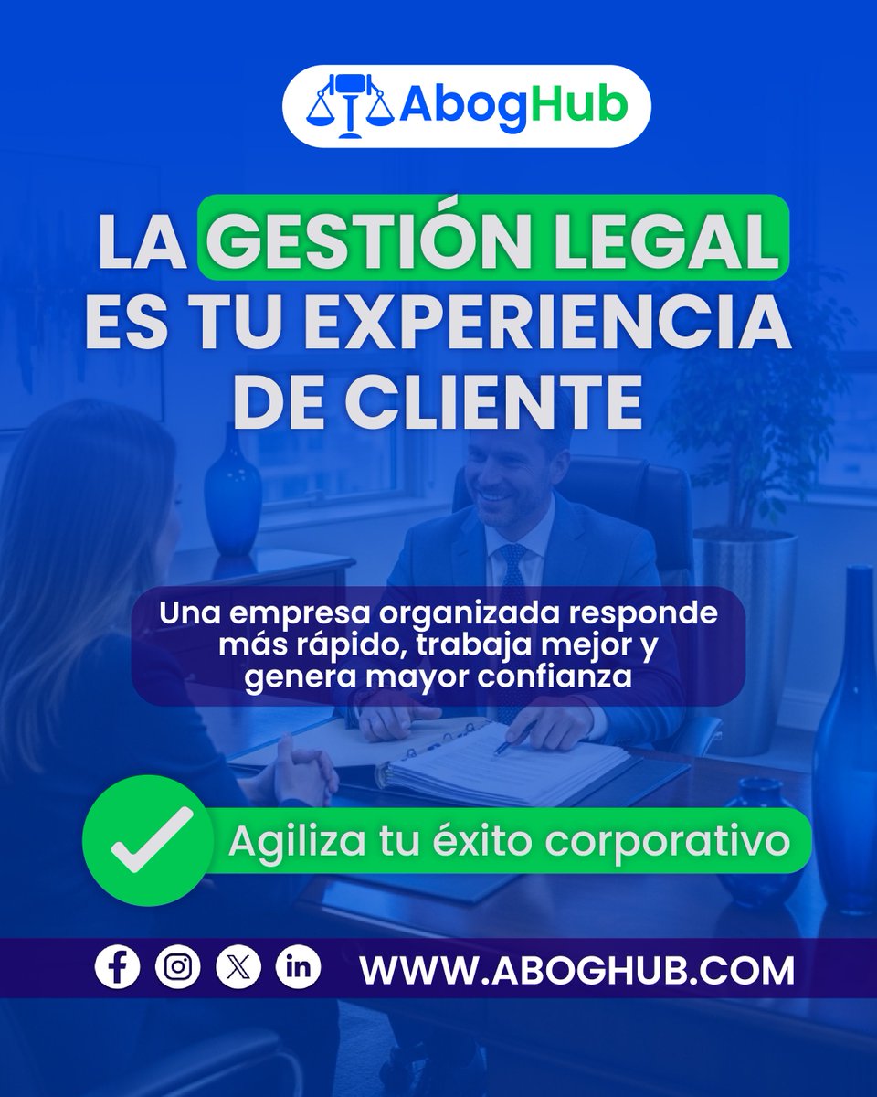 AbogHub's tweet photo. Una empresa organizada responde más rápido, trabaja mejor y genera mayor confianza.

AbogHub ayuda a construir procesos más ágiles y ordenados.
#AbogHub #CustomerExperience #LegalTech #BusinessSolutions #Innovation https://t.co/OOZMj5XE0O