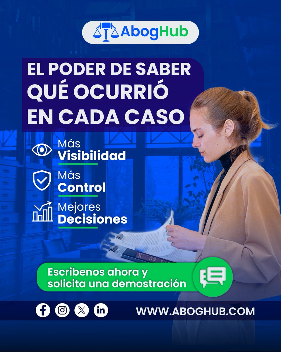 AbogHub's tweet photo. 🔍 Saber qué ocurrió, cuándo ocurrió y quién intervino puede marcar la diferencia.
AbogHub facilita el seguimiento de procesos y mantiene la información accesible para tu equipo.
#AbogHub #BusinessControl #LegalTech #Innovation #CorporateManagement https://t.co/05JgxhDLTe