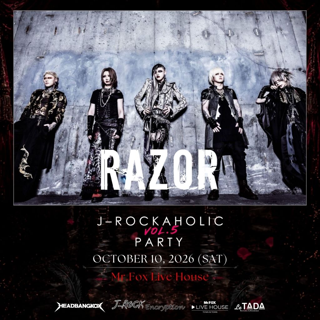 _24News_'s tweet photo. สาย J-Rock ห้ามพลาด! J-Rockaholic PARTY Vol.5 รวมพล 10 ต.ค. นี้ พบกับ KAYA, RAZOR และ SyZyGy-GO
#JRockaholicPARTY
#Kaya #SyZyGyGO #RAZOR
#VisualKei #JRock
#JRockEncryption
เตรียมพบกับอีกหนึ่งงานจาก J-ROCK Encryption การรวมตัวของแฟนเพลง J-Rock และ Visual Kei ประเทศไทยในงาน J-Rockaholic PARTY Vol.5 ในวันเสาร์ที่ 10 ตุลาคม 2569 ณ https://t.co/mqJJ4Dbl1E LIVE HOUSE กรุงเทพฯ เพื่อสร้างพื้นที่เชื่อมต่อสาวกสายร็อกกับ 3 ศิลปินระดับคุณภาพนำโดย KAYA ศิลปินเดี่ยว Visual Kei ผู้มีเอกลักษณ์เฉพาะตัวด้วยน้ำเสียงทรงพลัง โดดเด่นด้วยการผสมผสานกลิ่นอายดนตรีโอเปร่า, EDM, Gothic และ Chanson เข้าด้วยกันอย่างลงตัว ผสานเข้ากับแฟชั่นการแต่งตัวสไตล์โกธิกประณีตงดงามและการแสดงสดข้ามสายวัฒนธรรมที่ครองใจแฟนเพลงมาแล้วทั่วโลก ทั้งในยุโรปและอเมริกา
SyZyGy-GO โปรเจกต์ดนตรี J-Rock ข้ามสายพันธุ์ของ 6 ศิลปินมากประสบการณ์จากไทยและญี่ปุ่น ได้แก่ Nimo (ร้องนำ), Okuma Keito Kunio (คอมโพสเซอร์/โปรดิวเซอร์), Niku sama (กีตาร์), Bookr8m (เบส), Valyn (คีย์บอร์ด) และ PlaA (กลอง) ที่จะร่วมกันถ่ายทอดมิตรภาพและเคมีทางดนตรีอันโชกโชน โดยมีกำหนดเปิดตัวการแสดงสดต่อหน้าสาธารณชนเป็นครั้งแรกในงานนี้
พร้อมการกลับมาของ RAZOR วง Visual Kei แถวหน้าจากญี่ปุ่น ประกอบด้วยสมาชิก 5 คน ได้แก่ Ryoga (ร้องนำ), Tsurugi (กีตาร์), Kouryu (กีตาร์), IZA (เบส) และ Nikky (กลอง) เจ้าของซาวด์หนักแน่นและการแสดงสดอันดุดันที่สั่งสมประสบการณ์มากว่าทศวรรษ
เปิดจำหน่ายบัตรแล้ววันนี้ทาง Eventpop
https://t.co/mRUKo0yDke
บัตรทั่วไป (General Admission): Regular 2,000 บาท / หน้างาน 2,500 บาท
บัตร VIP (จำกัด 100 ใบ): Regular 3,000 บาท / หน้างาน 3,500 บาท
บัตร VVIP (จำกัด 75 ใบ): Regular 4,000 บาท / หน้างาน 4,500 บาท
Supporter Package (จำกัด 20 ใบ): Regular 6,000 บาท / หน้างาน 6,500 บาท
บัตรรับชมออนไลน์ (Live Streaming & ย้อนหลัง 7 วัน): 1,000 บาท
ติดตามรายละเอียดเพิ่มเติม อัปเดตข่าวสาร และสอบถามข้อมูลได้ทางแฟนเพจ J-Rock Encryption
https://t.co/ulUgCA5J2h