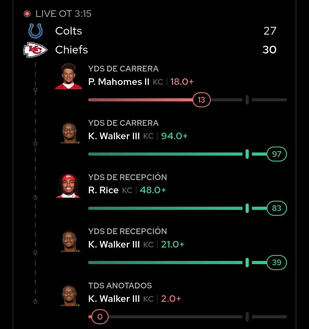 EmilioMarn13's tweet photo. @eldoctornfl Que me costaba poner TD de Wortty/Kelce y los dos touchdowns de Taylor en vez de eso 🫩🫩 https://t.co/SwMCkuXVKy
