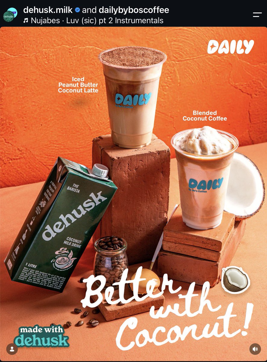 AllOut4Naddie's tweet photo. Nadine Lustre x BOβS COFFEE x DEHUSK
You better believe it β Better with Coconut!
π₯ iced peanut butter coconut latte
π₯₯ blended coconut coffee
#BosCoffee #BrewingAt30 #BosxDehusk #Dehusk #DehuskMilk
#UbeCollection #NadineLustre https://t.co/YHAqb2mhUy