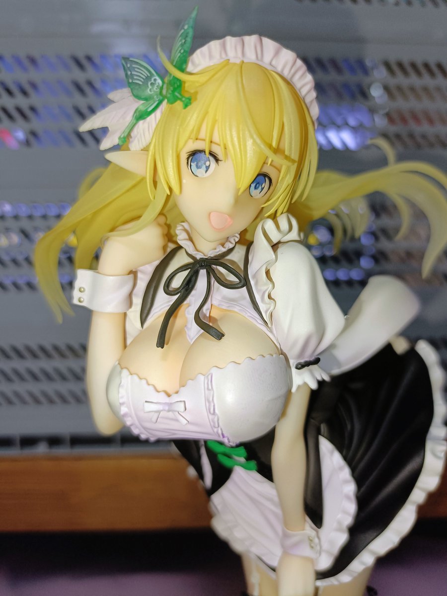 GGGRRRSSSZZZ's tweet photo. 「エルフコンプレックス エレイン メイドver.」フィギュアです。:⁠^⁠) https://t.co/draJArEnRE