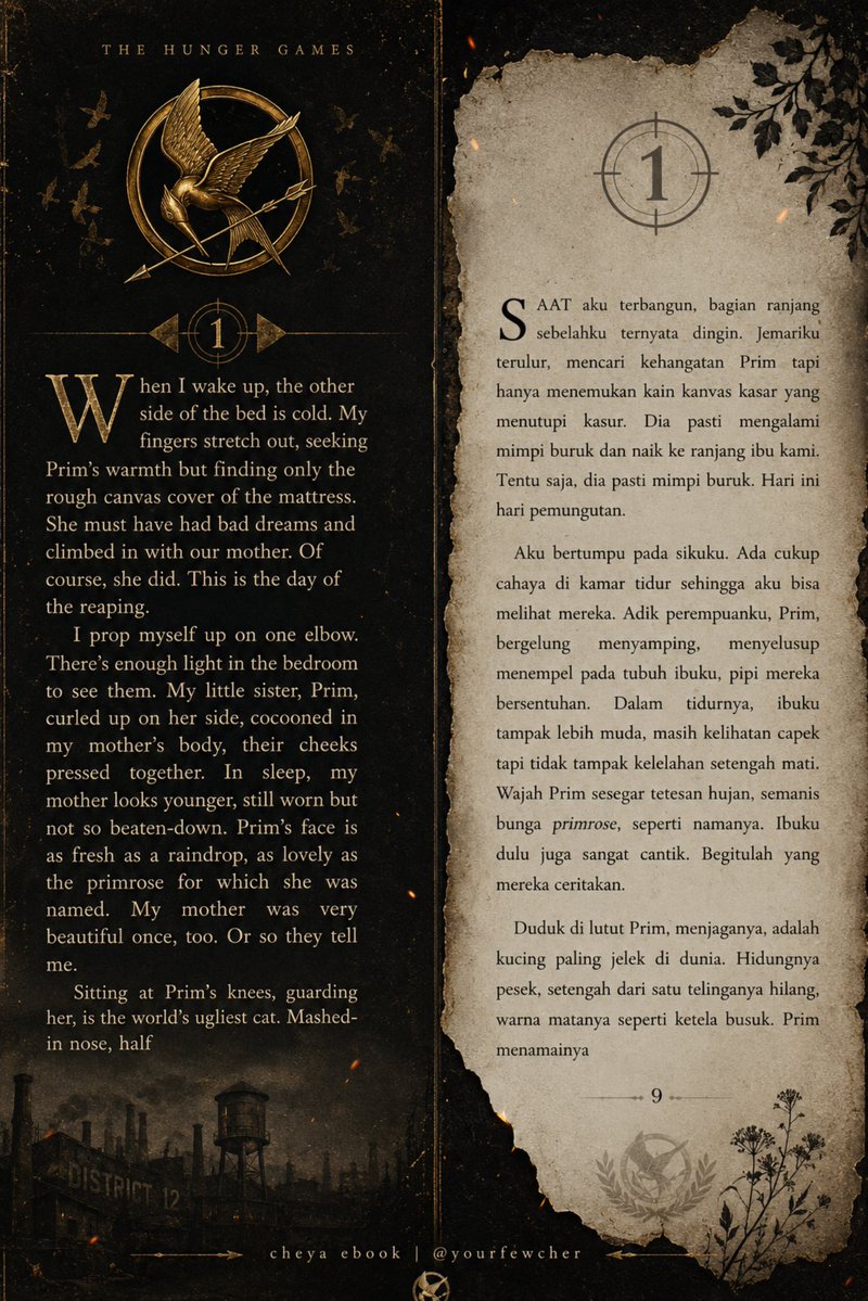 yourfewcher's tweet photo. WTS EBOOK NOVEL SERIES
☆ Suzanne Collins

The Hunger Games
Catching Fire
Mockingjay
Ballad of Songbirds and Snakes
Sunrise on the Reaping

— PDF EPUB Kindle
— Dystopian Fantasy
— Terjemahan Indo &amp; Eng

wtb buku ada jual jasa cari mau beli inggris film movie e-book e book review https://t.co/fPXlXGAOcT
