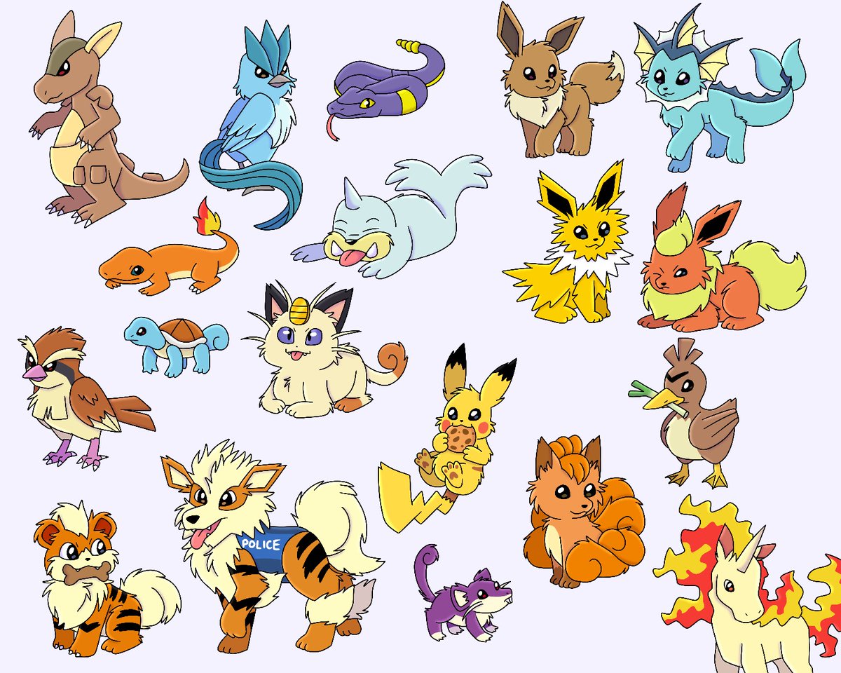 littlesilverjay's tweet photo. pokemon but they're just basic animals lmao https://t.co/M8Cz9Lxlib