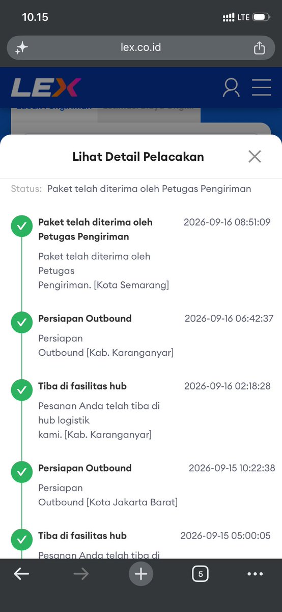 xilets's tweet photo. @1aibo aku juga ada paket cod ga sampe sampe, statusnya stuck di pengiriman, awalnya pake j&amp;t tapi pas mau cek resi ga bisa, jadinya aku chat penjual katanya cek di lex id, itupun statusnya beda lagi antara di aplikasi sama pas cek resi https://t.co/gsPiBbQ2dL