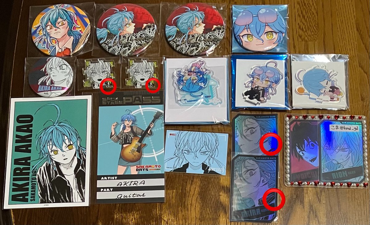 kmd_gd's tweet photo. サカモトデイズ SAKAMOTO DAYS
＜譲＞
赤尾晶
コレクション 缶バッジ アクリルパズル
ターゲット ブロマイド ホロカ ねおちむ
スマべ デコラ アクスタ

＜求＞
定価＋送料/名古屋手渡し
交換は同異種 南雲 リオン(原作絵、ファボテリア☎️、スマべなど)

⭕️譲渡は他も含めだと嬉しいです。 https://t.co/Er2Bh3wzX3