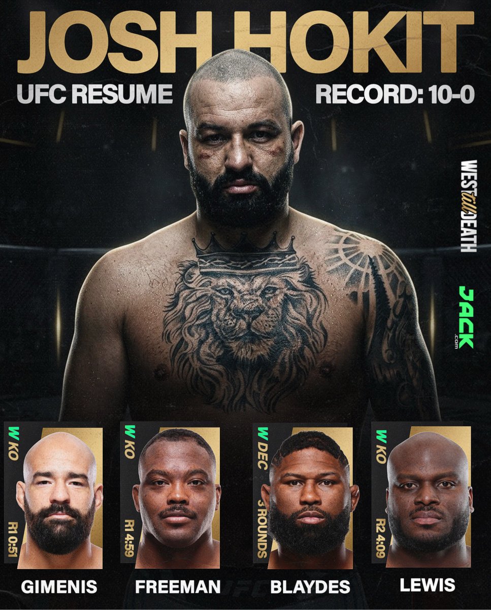 WestTillDeath's tweet photo. Josh Hokit Clearly Doesn’t Fancy the Brothas 🤔 Josh Hokit’s #UFC Career https://t.co/ccSMejyyEQ
