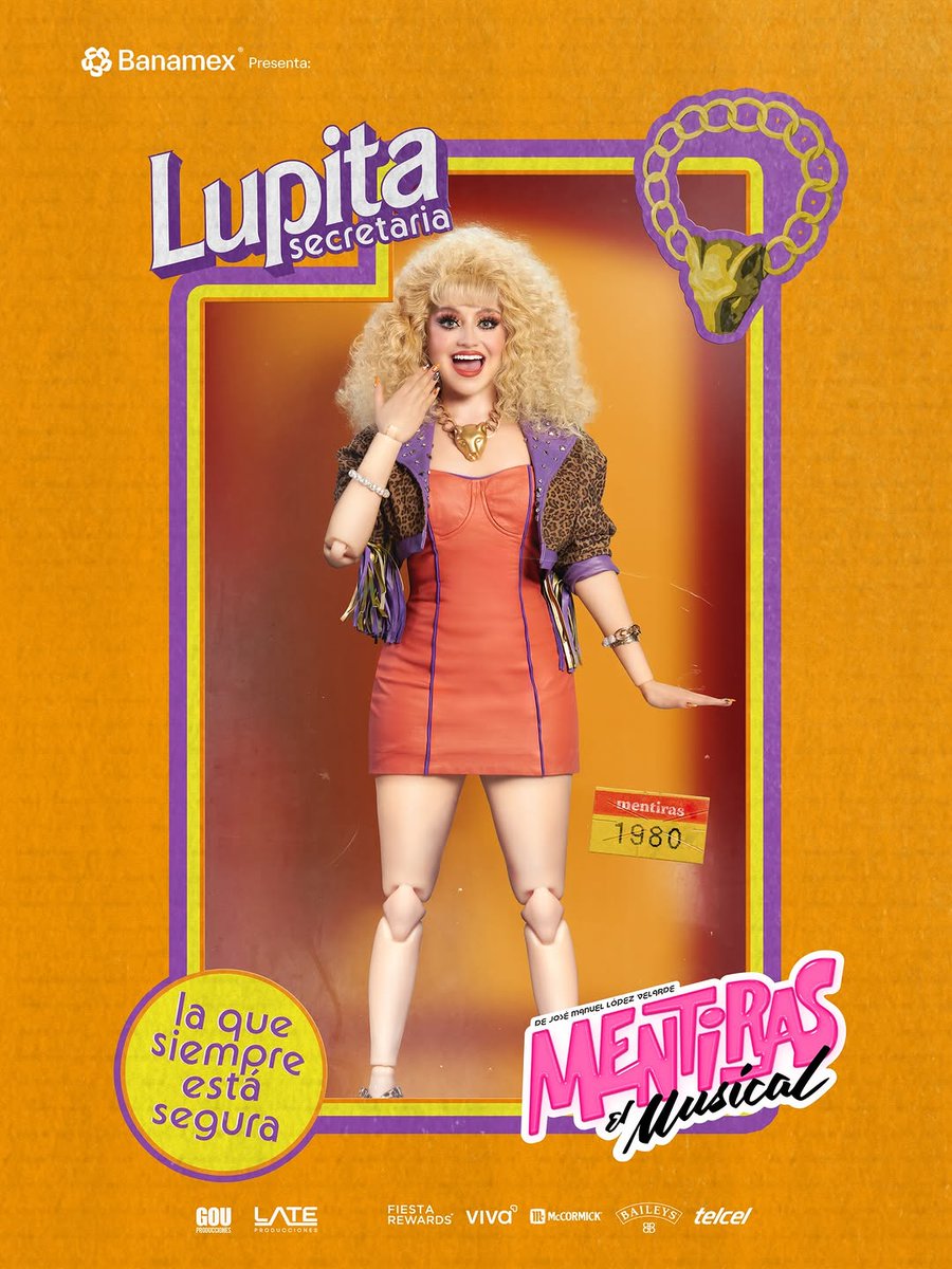 espiaqueteamo's tweet photo. presenta a Karol Sevilla () como la nueva edición 1980 de Lupita. 🧡

Ella llega más atrevida, menos discreta y con mucha energía a la historia más ochentera de México para deslumbrarte con su enorme talento sobre el escenario. 📝🎶

¿Listos para cantar... https://t.co/DGCVU3X4tC