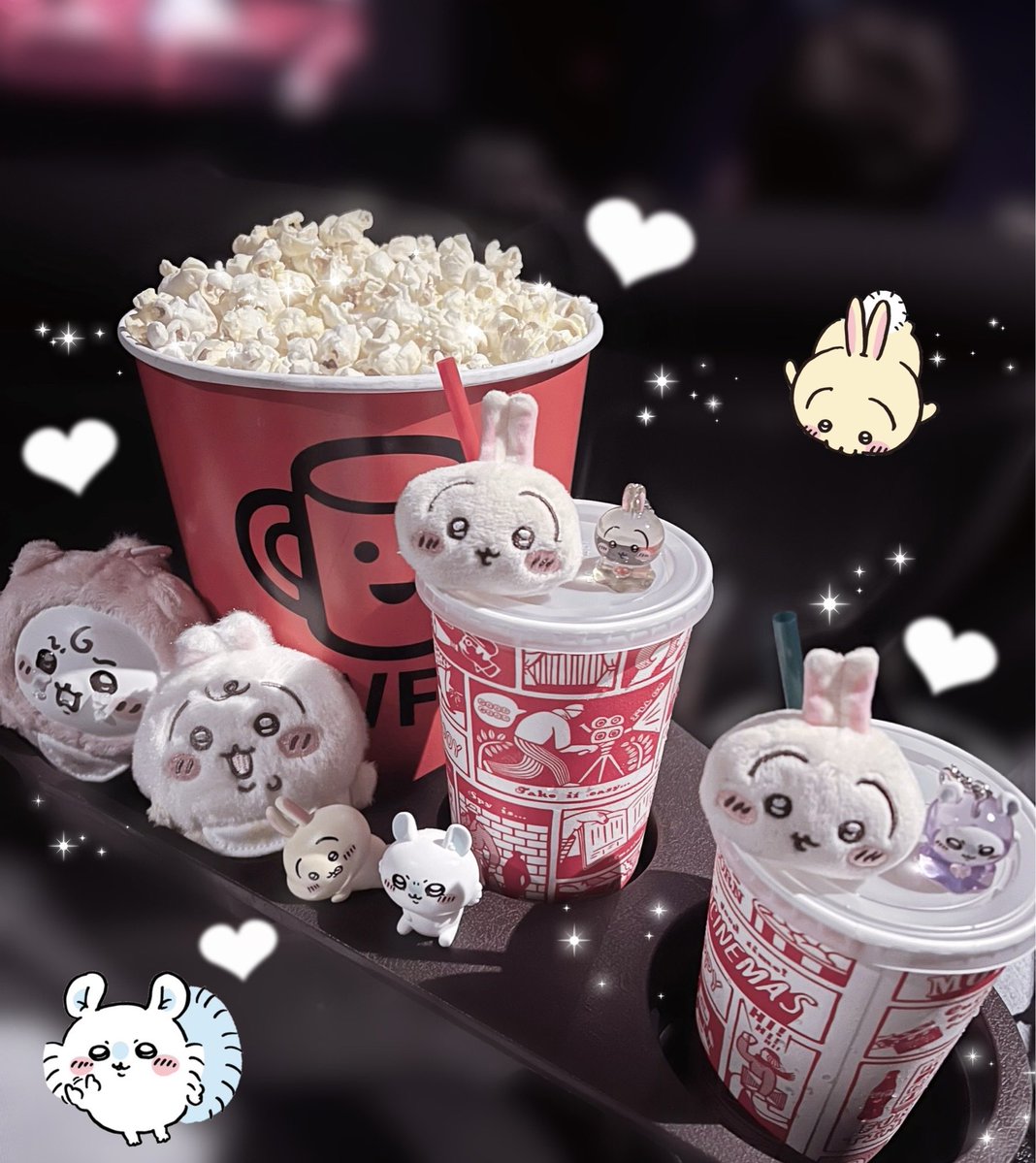 ria421_9's tweet photo. 今年の夏はちいかわの映画たくさん見に行けた🍿⟡.·
 #ちいかわ https://t.co/mLo7dXSSyo