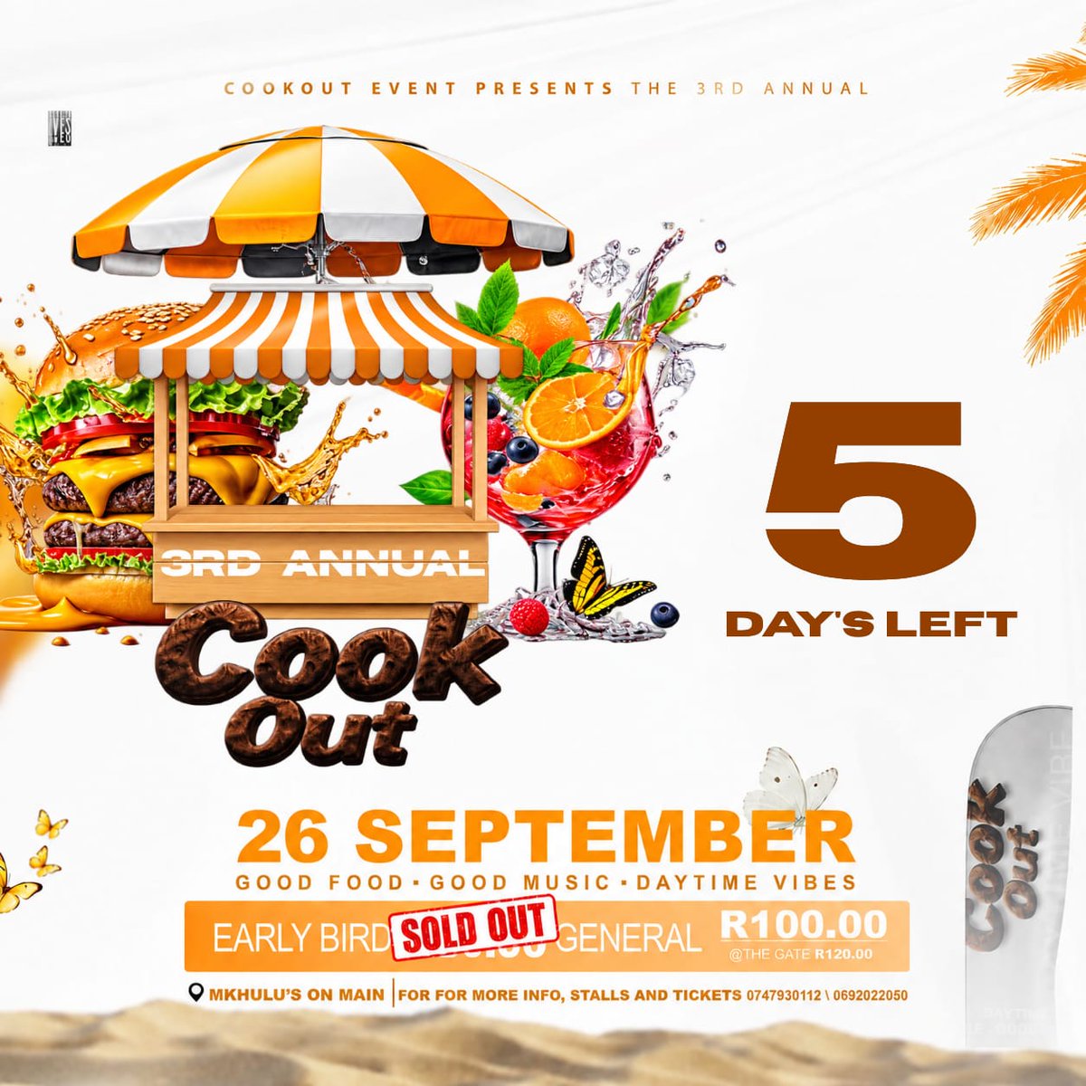 CookoutEvent's tweet photo. Only 5 days to go 🔥🔥🔥 https://t.co/YQHwzmcOOq
