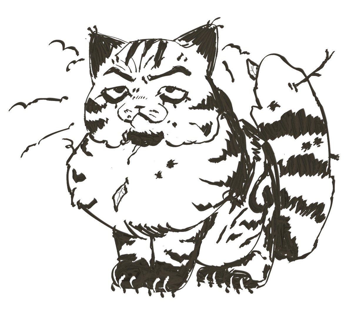 sobertodcath's tweet photo. // puffy creature https://t.co/RrG7QbRzbb