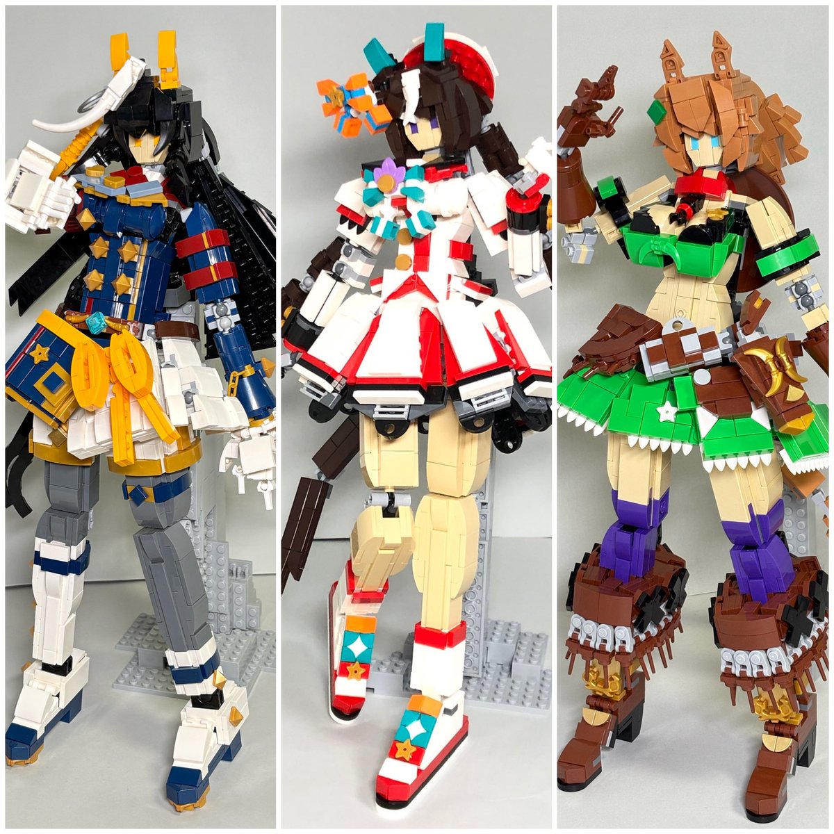 nananichibonze's tweet photo. 作ったLEGOウマ娘は19人
よくここまで作り続けたもんだ https://t.co/wr34lYJBb4