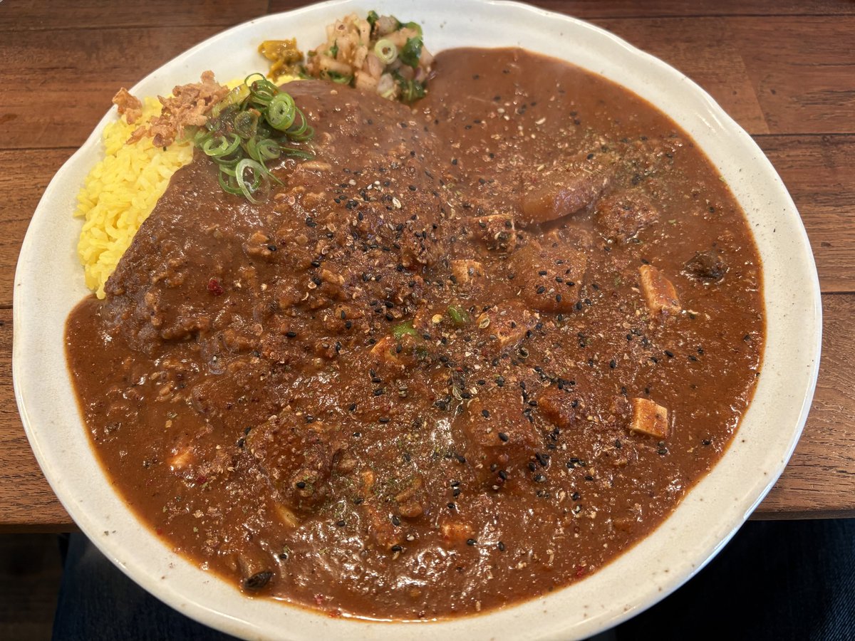 ALFIN82249703's tweet photo. 北浜駅
谷口カレー
麻辣豚バラキーマ
#大阪メトロ　#カレー　#昼ごはん https://t.co/OkvIPFvP1j