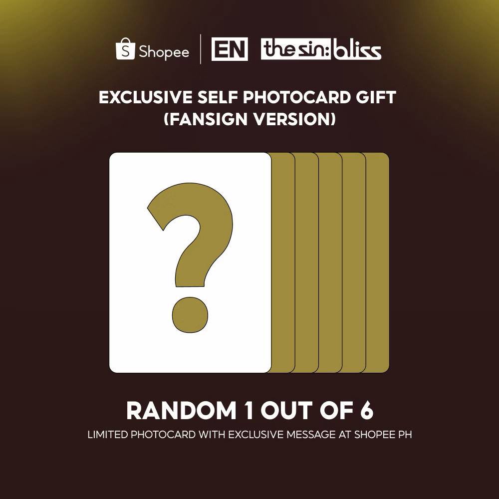 LOEYgrocery2's tweet photo. ENHYPEN THE SIN BLISS SHOPEE MANILA EXCLUSIVE FANSIGN/CAFE VER. POB

📌 FREE P.F. & RANDOM OFFICIAL PC FOR ALL CLAIMERS

– ALL-IN: – 500p EA / 3000p SET + S.F.

– PRIO NK/JY takers!
– can steal if taking more!

– 250p DP EA / 1500 DP per set PAYO
– Rem Bal: ONCE ONHAND
– end of Oct. ETA

dm on X to claim!
wts lfb ph