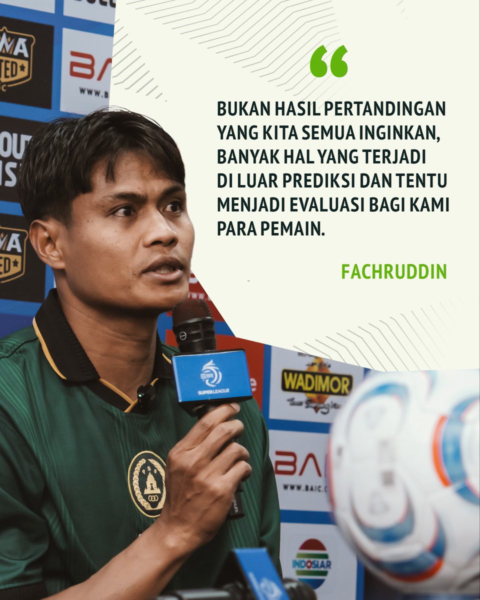 PSSleman's tweet photo. Pernyataan Fachruddin usai pertandingan PSS menghadapi Dewa United di Banten International Stadium. ποΈ
#PSS #COSE #DUBvsPSS https://t.co/iOL2j0qInL