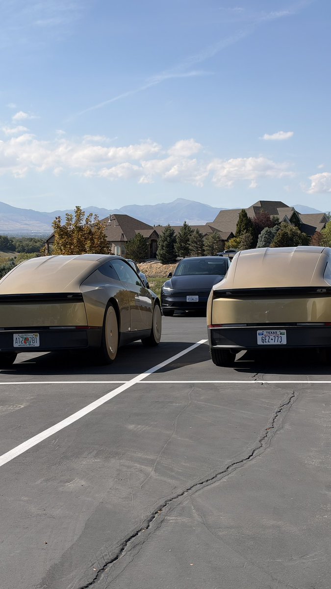 jer_jensen's tweet photo. Another look at the Tesla Cybercab fleet in Draper, Utah. I counted at least 20 vehicles parked together.

#cybercab #robotaxi #tesla https://t.co/eZiYiQDyzd