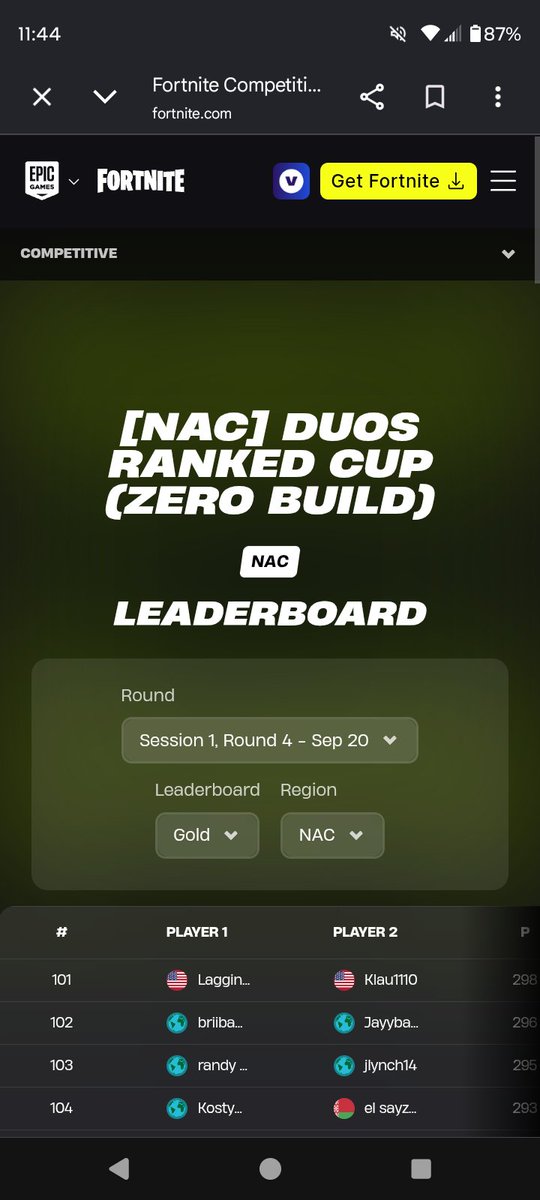RavenReaper9780's tweet photo. Dad and I did a competition tonight in fortnite! We got 136 place out of 1200 some people! We finished in the top 20%! https://t.co/UmHv21wmrb