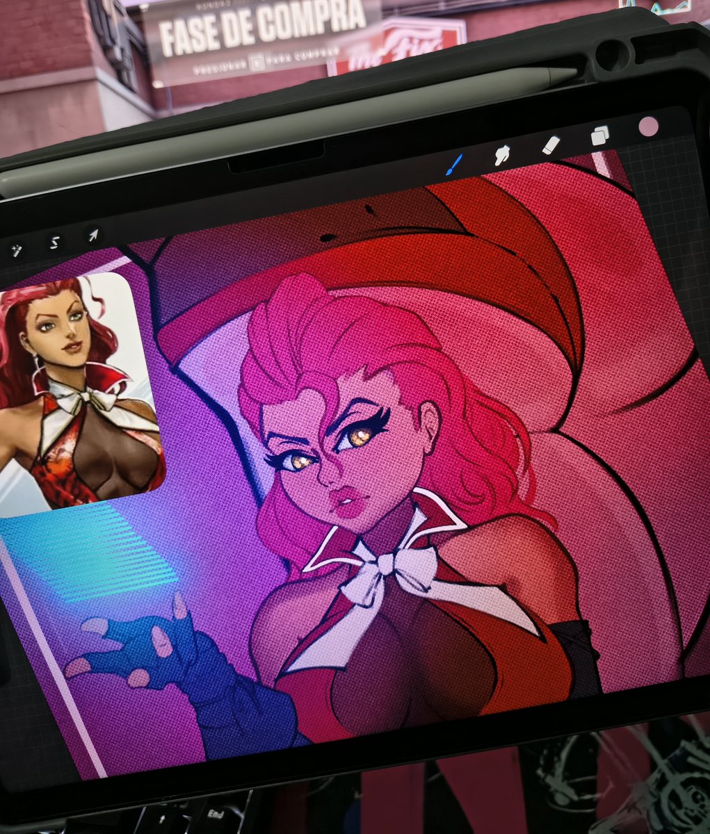 Floffypieee's tweet photo. WIP! Do you guys like sf?? This new skin from C Viper looks sooo cute

#Streetfighter６ #Cviper https://t.co/3IoKSLsdnR