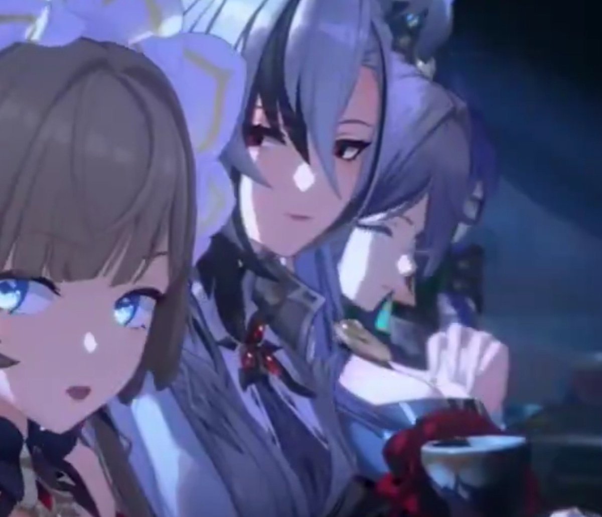 c0d311ar_le's tweet photo. IM CRYING THE WAY ARLECCHINO LOOKED AT THEM LIKE "these bitches gay, good for them, good for them ☕️" https://t.co/AhWvvY9uNn