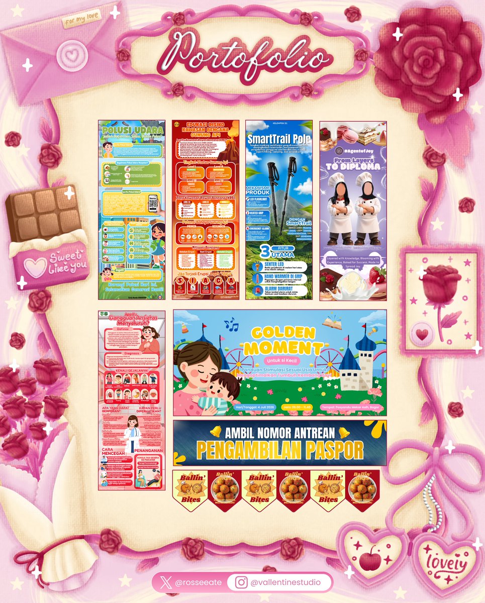 rosseeate's tweet photo. OPEN ORDER JOKI DESIGN 💻🩷

haloo, aku available for joki edit:
୨୧ ⊹   poster
୨୧ ⊹   infografis
୨୧ ⊹   leaflet
୨୧ ⊹   feeds
୨୧ ⊹   banner
୨୧ ⊹   dll
bisa untuk tugas, lomba, dan urusan kerja ya! 😉🩷

hubungi wa: https://t.co/DNJVv8p4FA

tag. #zonauang #joki https://t.co/QROotEIoA6