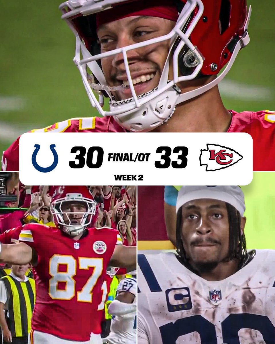 SportsCenter's tweet photo. CHIEFS SURVIVE IN OT VS. THE COLTS 🤯 https://t.co/3XsZiTnlrg