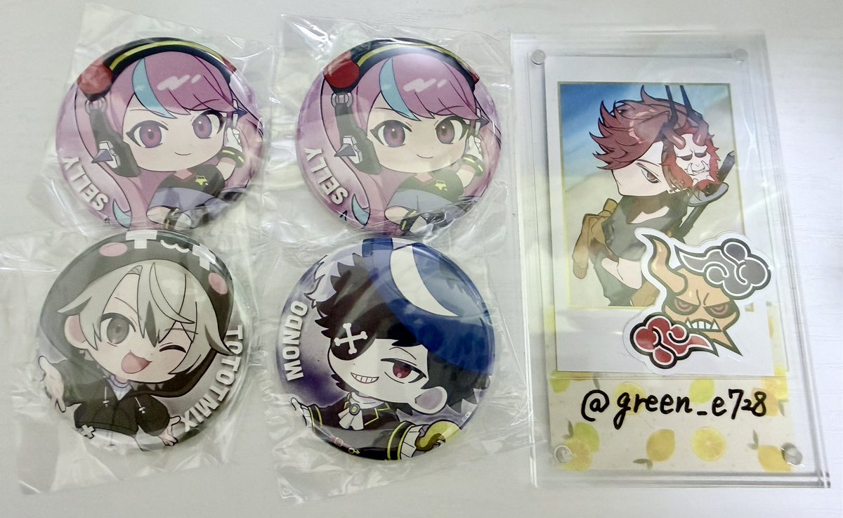 green_e728's tweet photo. 【譲渡・交換】CR RANDOM BADGE STREAMER1 vol.1

譲：画像1
求：定価+送料or 画像2

できる限り纏めての方優先
📮𓈒𓂂𓏸郵送交換希望

お気軽にお声がけ下さい🌱 https://t.co/s6j6vdgzOR