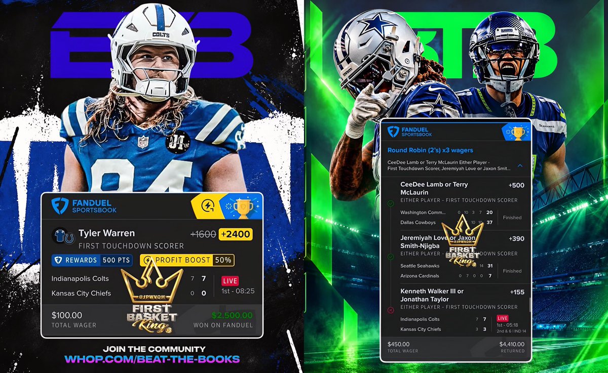BTBSupport's tweet photo. WHAT A DAY FOR  @JPWVOH 👑 

+128✅
+429✅
+1000✅
+1200✅
+1300✅
+1700✅
+2400✅
+2840✅
+4500✅
$2,050 👉 $27,702 💰💰 

Lock in with us for MNF: https://t.co/nrJMDxcJ8A https://t.co/iUpeKCuq2D
