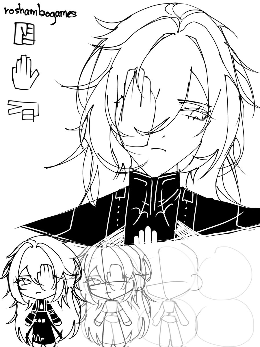 miomjauu's tweet photo. another roshambo while i work on fixing his design https://t.co/1rlsRCdkWi