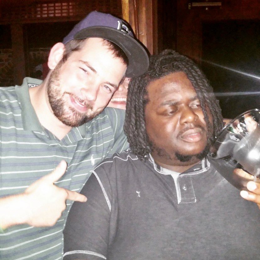 Real_DealRaps's tweet photo. One of my all time favorite drinking buds 

Probably what birthed the “Drink with Real Deal and find out rumor” 

He couldn’t belive these beers were 2.50

The next day my dawg Big T was in a hotel swimming pool rethinking life and advising any future drinking companions to buckle up 

We drank like we champs 😂

Cruger walked back with his shirt around his head singing “I’m in love with the coco” and we ended up in a after hours signing Oasis 

#battlerap @bigt_tuna @cruger7 @BodyBagnall