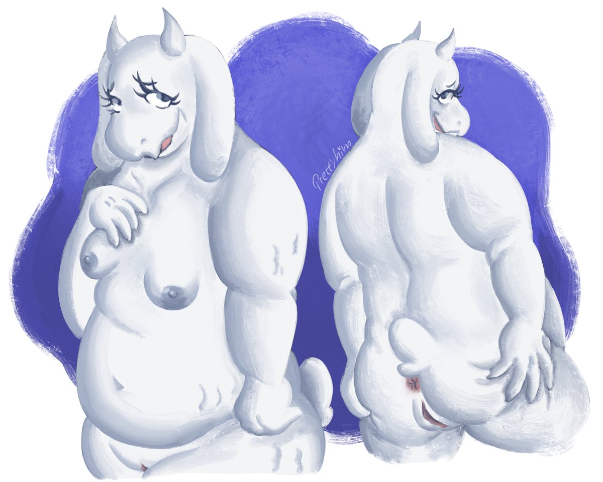 atrociouspig's tweet photo. toriel! practicing painting styles https://t.co/On9Ws5fA8Y