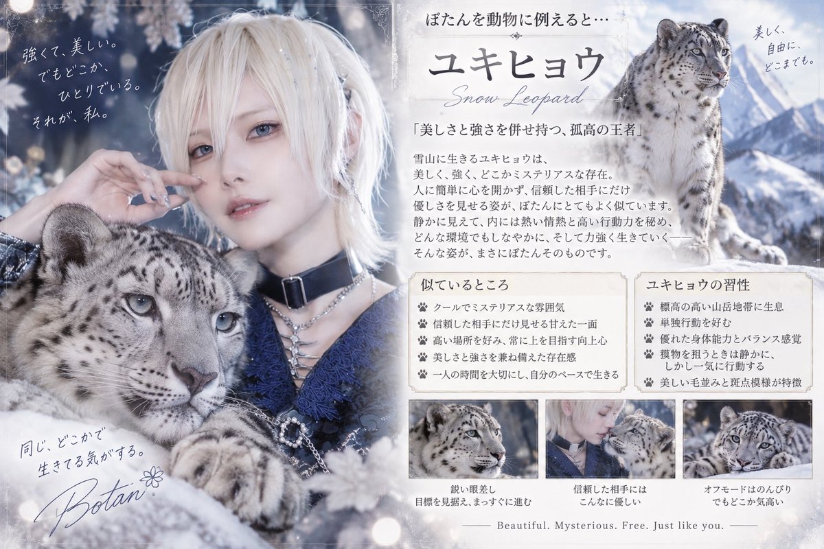 botachanz's tweet photo. ちなみに動物はこれだった
似合ってる？🐯🤍 https://t.co/loMFGfvQNl