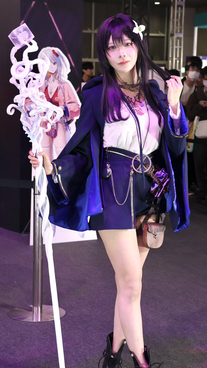 monst_IZON's tweet photo. 2026/09/20 東京ゲームショウ

MIRESI:視えない未来/エンデ
雪村ユノさん（@yukimuraYY2 ）

撮影ありがとうございました！
とっても綺麗でお美しかったです！
生で見れたの本当に良かった。

#TGS2026 #MIRESI #視えない未来 https://t.co/tzQEpAHUPT