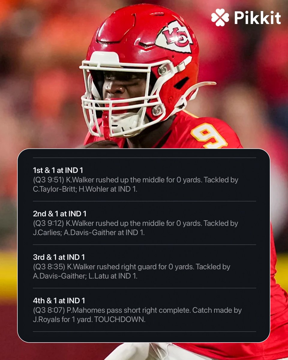 pikkitsports's tweet photo. Anyone else still thinking about their parlay that only needed a Kenneth Walker touchdown? https://t.co/caUkEuQcPE