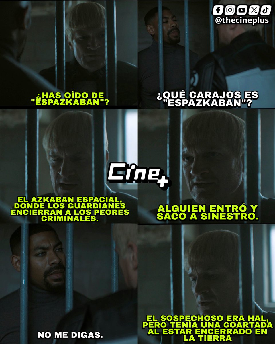 TheCinePlus's tweet photo. Sinestro está libre 👀
#Lanterns https://t.co/UzPunLHlo0