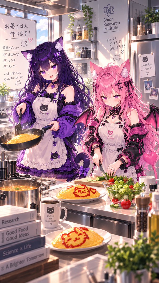 maymaytaiyou's tweet photo. お昼ご飯です。
今日は雨が強いから外に出られないかな。

#AIイラスト
#AIイラスト好きさんと繋がりたい https://t.co/hsoBERev9J