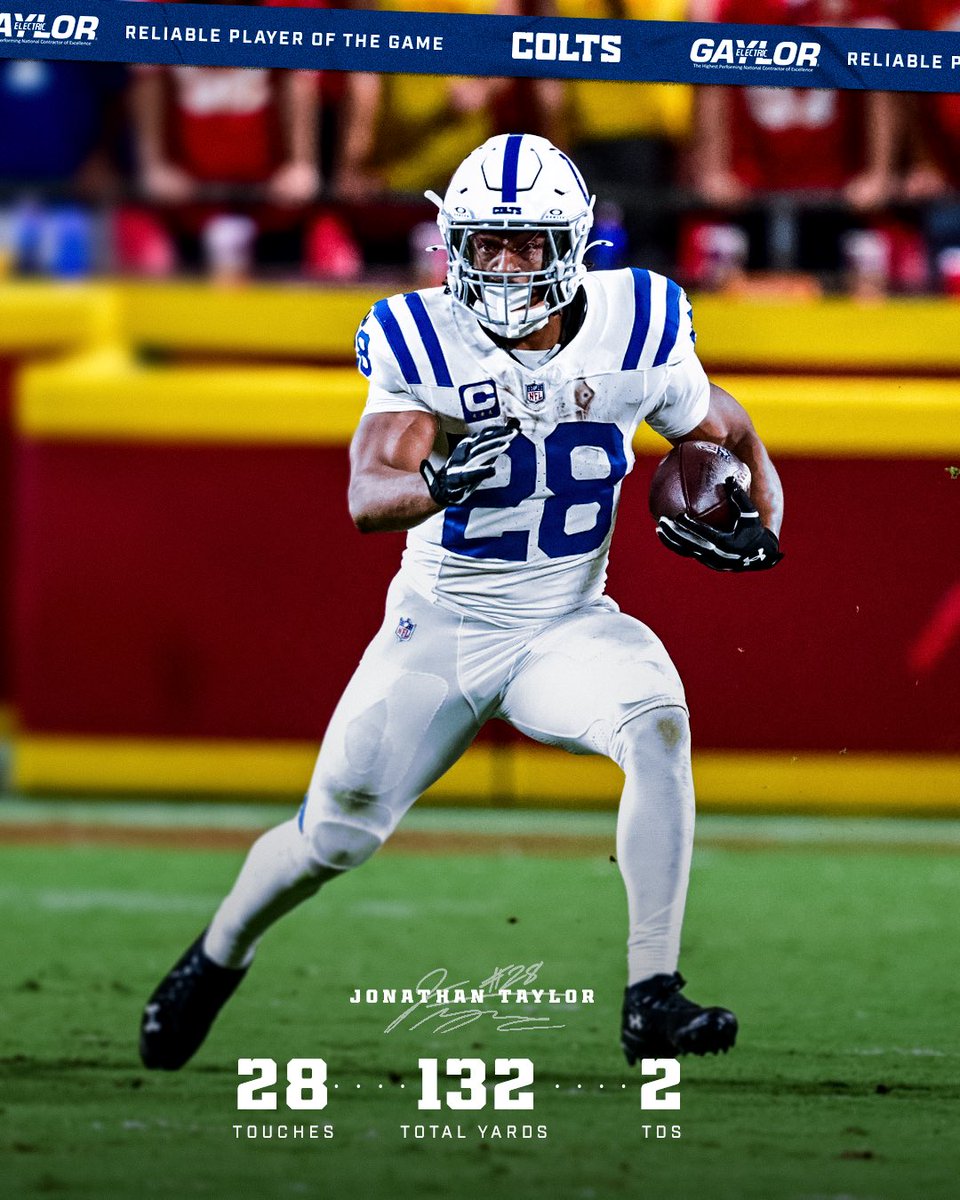 Colts's tweet photo. 2 TDs from Taylor. https://t.co/Mz8G6pVUGv