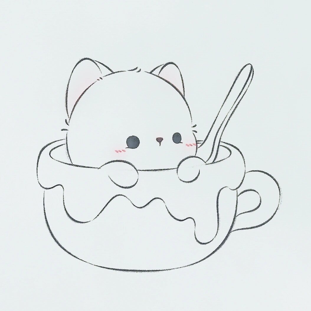 k5ennethd8ona3l's tweet photo. Spilled coffee stain on my notebook today, and my partner left a tiny hand-drawn cat beside it—making the mess feel like the cutest little surprise. https://t.co/Ta5Y660f1s